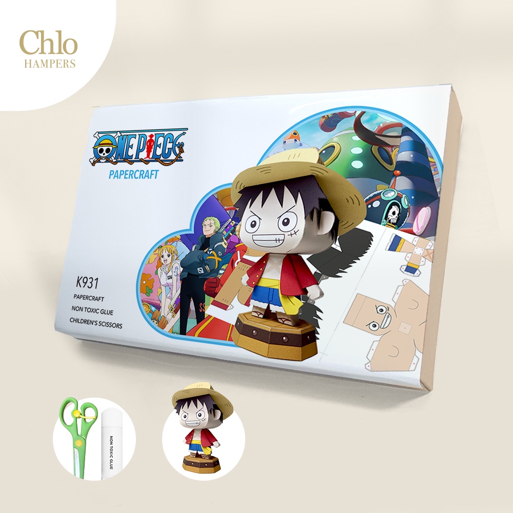 K931 - Souvenir Ulang Tahun Mainan Anak Papercraft Gunting + Lem