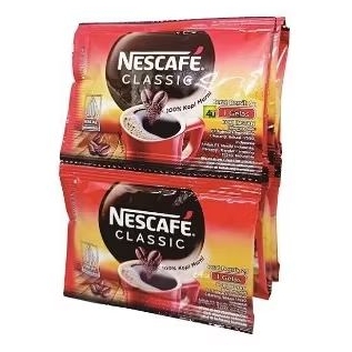 

coffee nescafe clasik 1renteng 10sachet 2gr