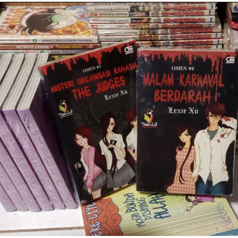 Novel Omen Seri 3 dan 4 (Preloved) | Novel Omen Seri 3 dan 4 Second | Novel Omen Seri 3 dan 4 Bekas 