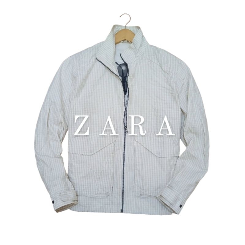 Jaket casual work ZARA MAN keren second murah