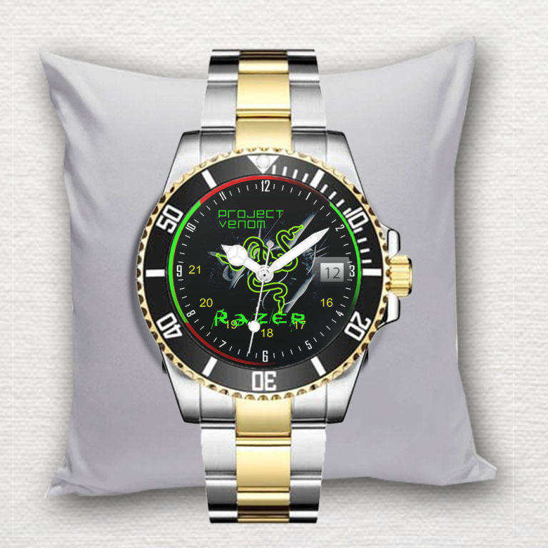 Jam Tangan Pria VENOM RAZER Tanggal Stainless Steel Perak Silver Gold Cowok Dewasa Custom Keren Terb