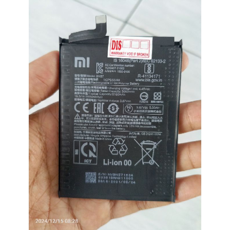 baterai pocco x3 nfc,pro normal