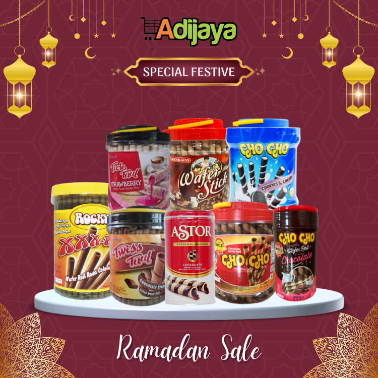 

Promo Festive Special Ramadhan Jajan Khong Guan Wafer Roll | Wafer Stick | Astor