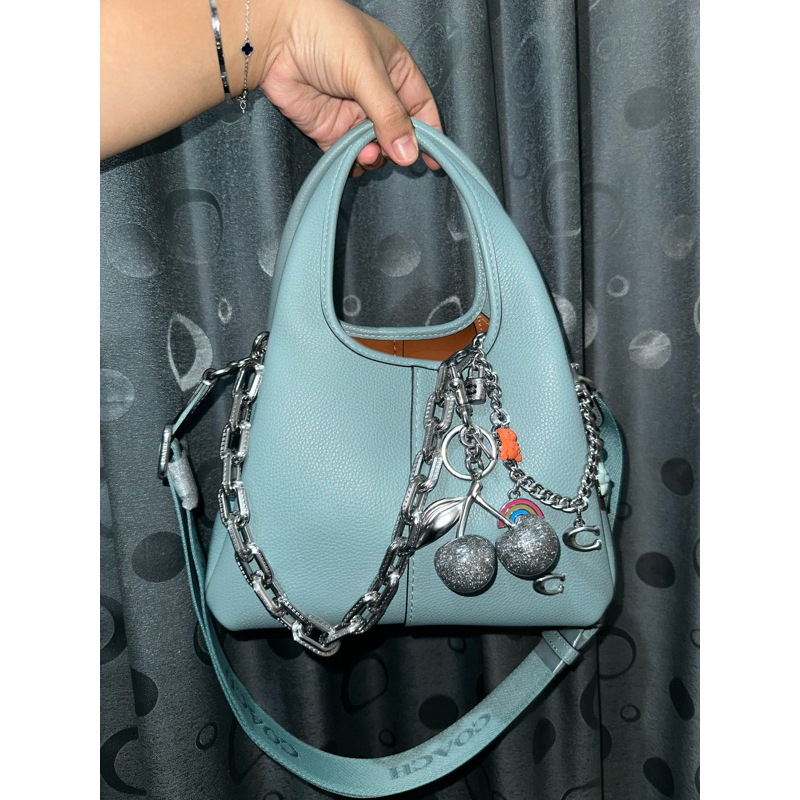 [NWT] Coach coc Lana 23 aquamarine