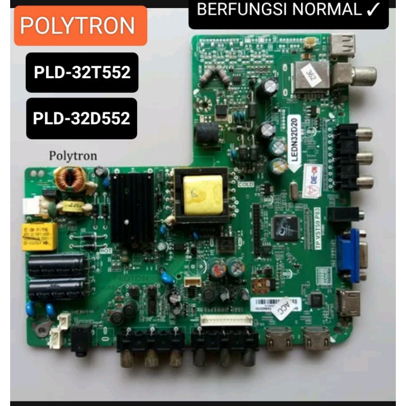 MB 32T552 32D552 mainboard TV LED Polytron PLD 32T552 32D552