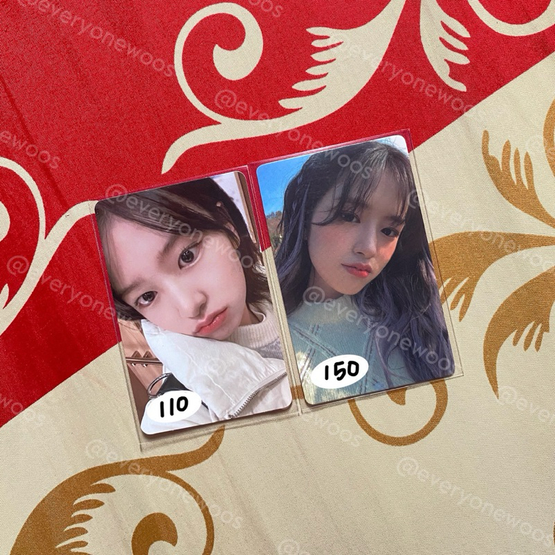 official photocard pc ahn yujin ive izone pob soundwave sw malaysia zoom ilalang one reeler unreleas