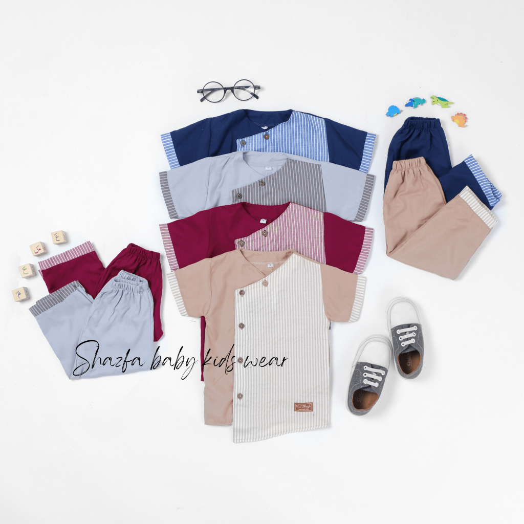 Favorit Setelan Baju Koko Anak Bayi 6 Bulan - 10 Tahun/ Koko Lurik / Koko Adat Jawa