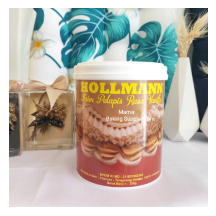 

HOLLMANN Buttercream Butter cream Ready To Use Siap Pakai 350 gr Ember