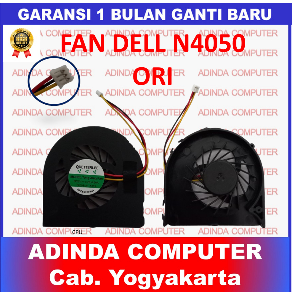 Kipas Cooling Fan DELL Inspiron N4050 N5050 M4040 N5040 M5040 V1450 ORI
