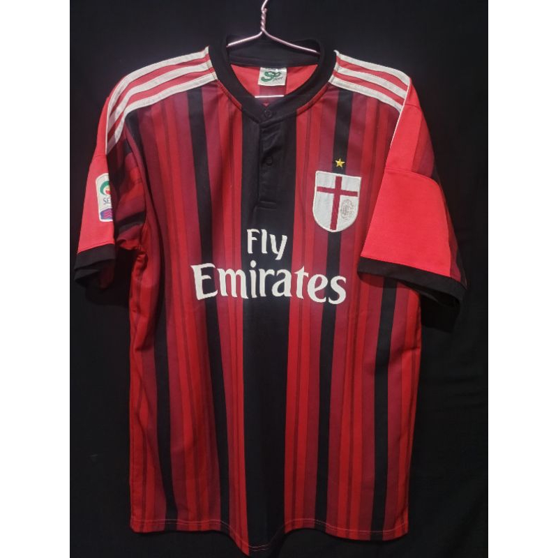 Jersey AC Mil4n retro bernameset