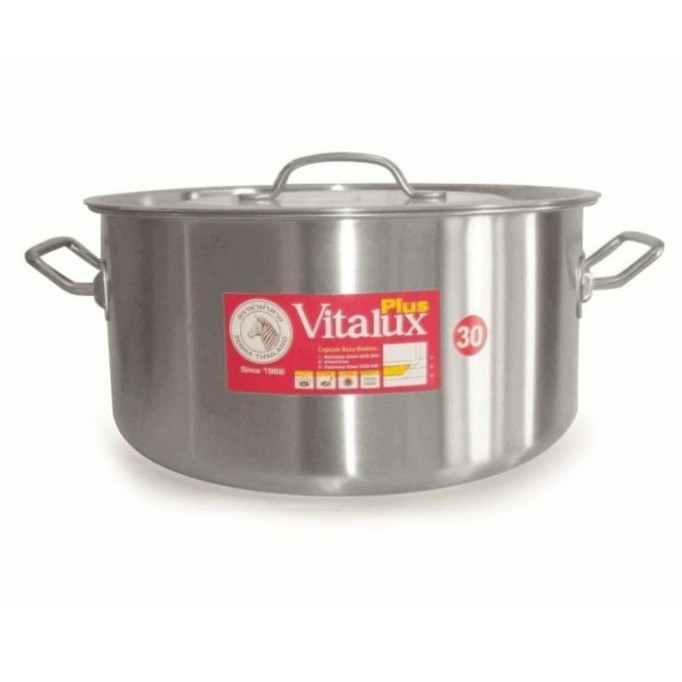 Zebra Stock Pot Vitalux SUS-304 Panci Sauce Pot Panci Casserole