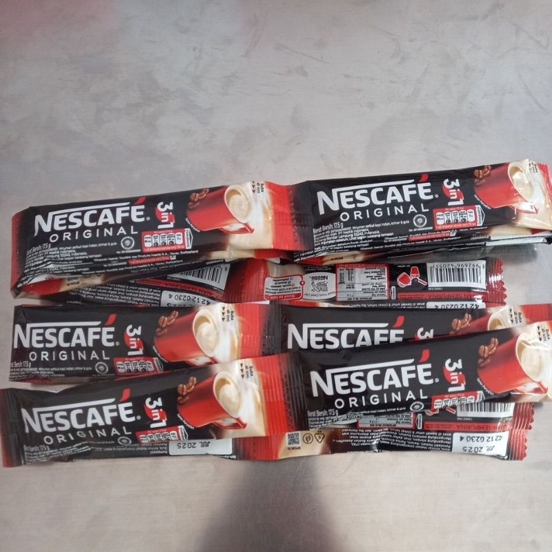 

Nescafe original 1 renteng