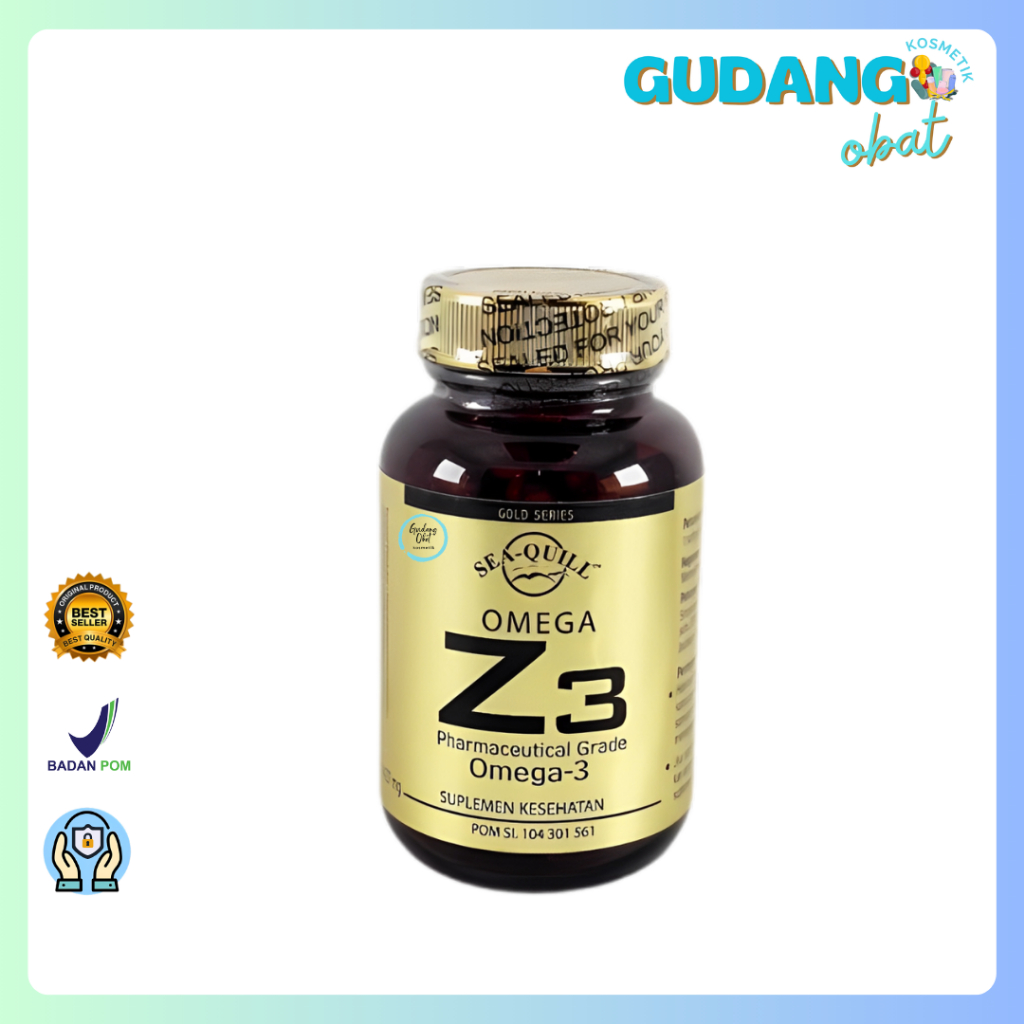 SEA-QUILL Z3 OMEGA 3 50'S | OMEGA 3, KOLESTEROL JANTUNG DARAH TINGGI