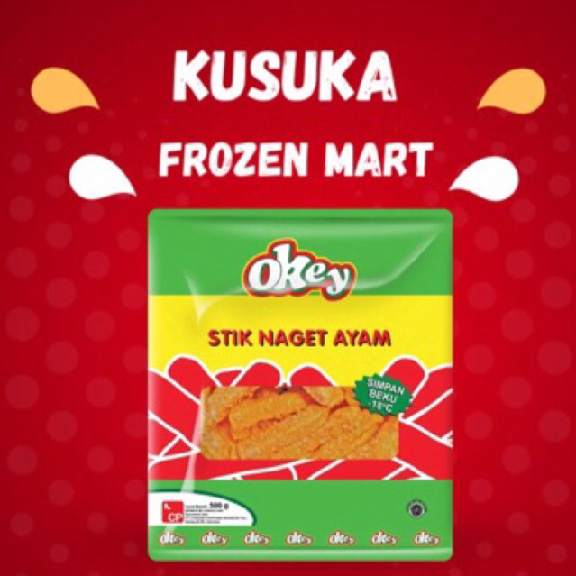 

OKEY NUGGET CHICKEN STICK 500GR