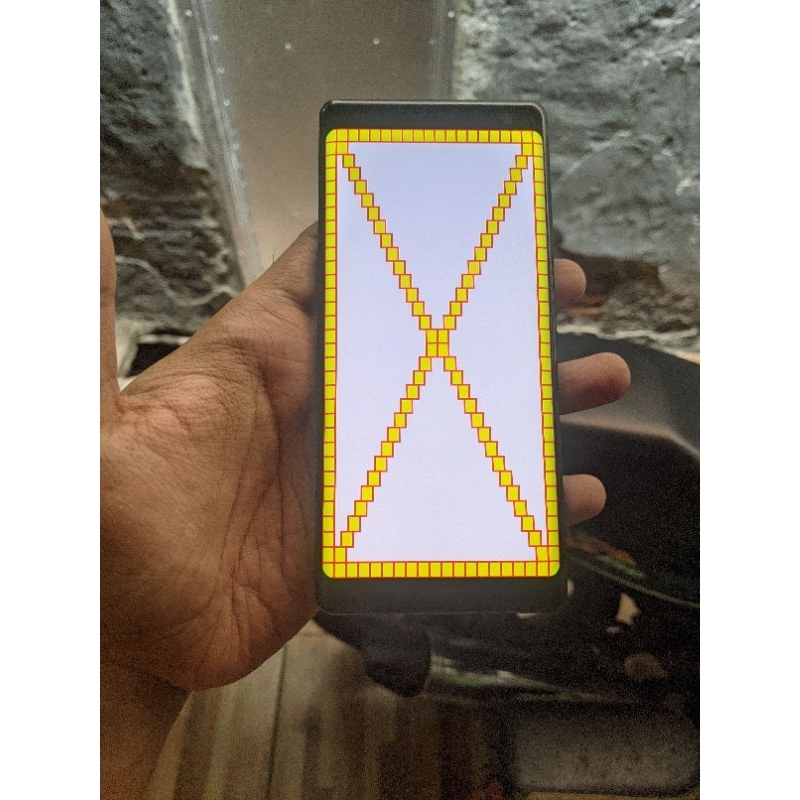 Lcd dan frame tulangan bezel sony Xperia Xz3 ori copotan