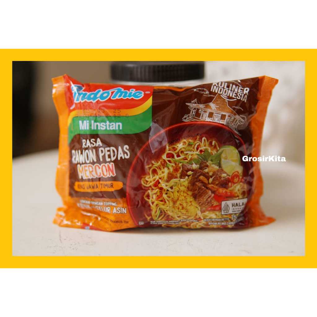 

Indomie Kuah Rawon Pedas Mercon 75gr