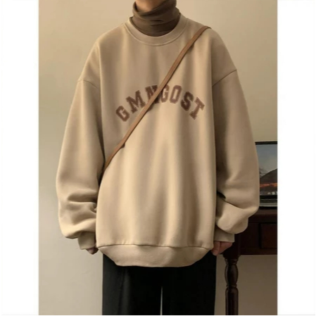Sweater Pria Wanita Big Size ( S - 6XL ) Jaket Crewneck GMNGOST Pria Wanita Jumbo Korean Ulzzang Sty