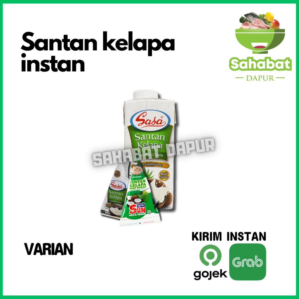 

Sun Kara Santan kelapa / Sasa Santan 65ml - Sahabatdapur