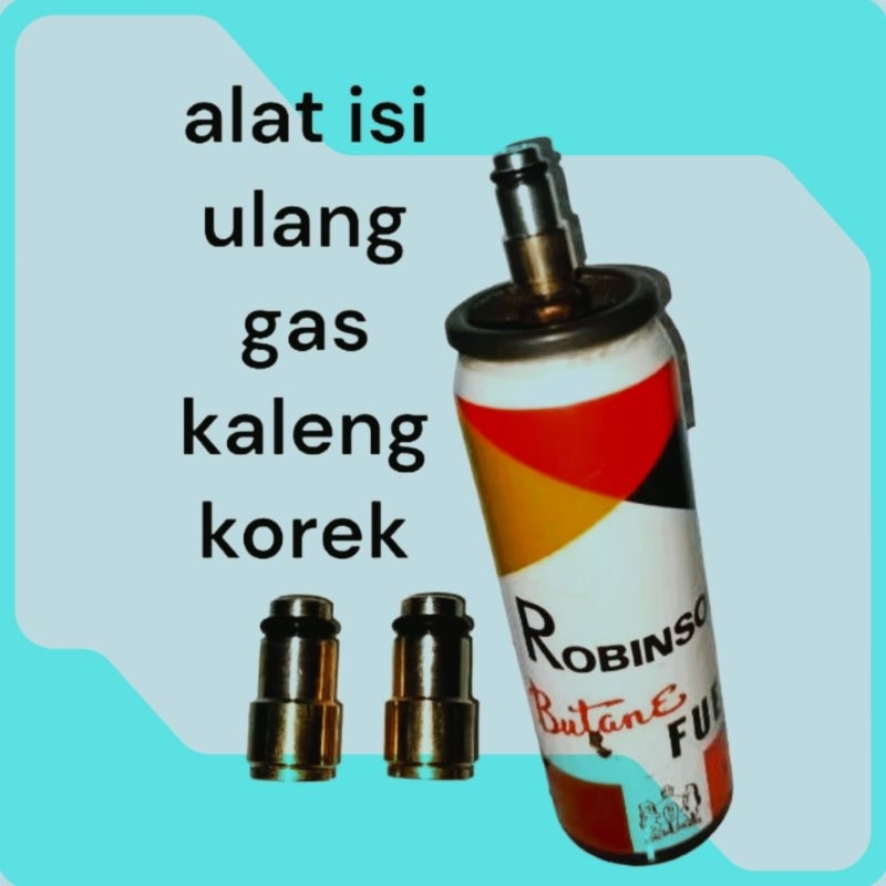 GAMPANG Alat isi Ulang Gas Kaleng Korek, Alat Isi Ulang Gas Portable Refil