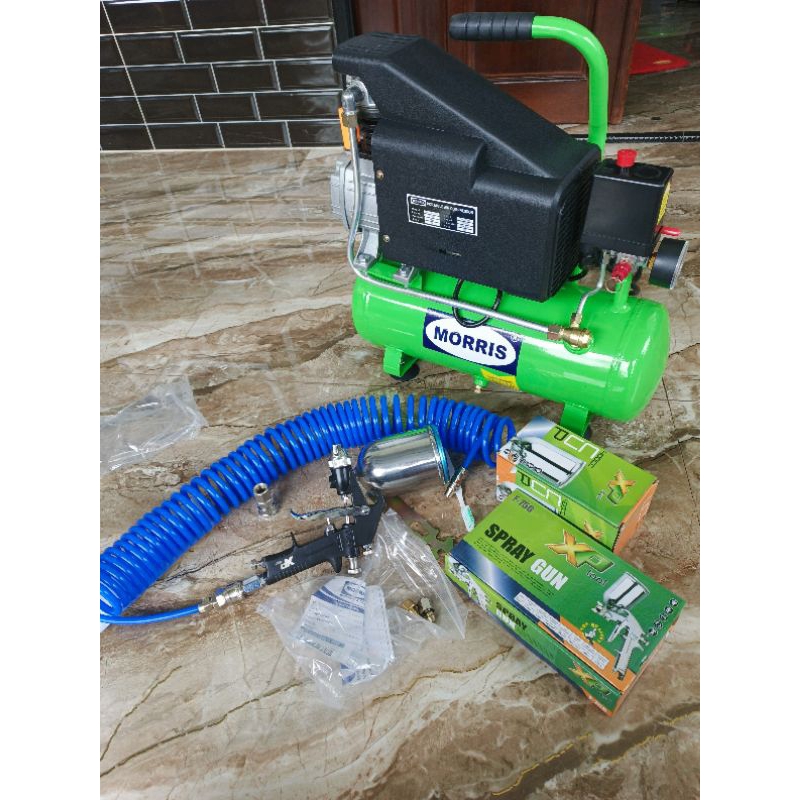 PROMO PAKET KOMPRESOR CAT LISTRIK MORRIS