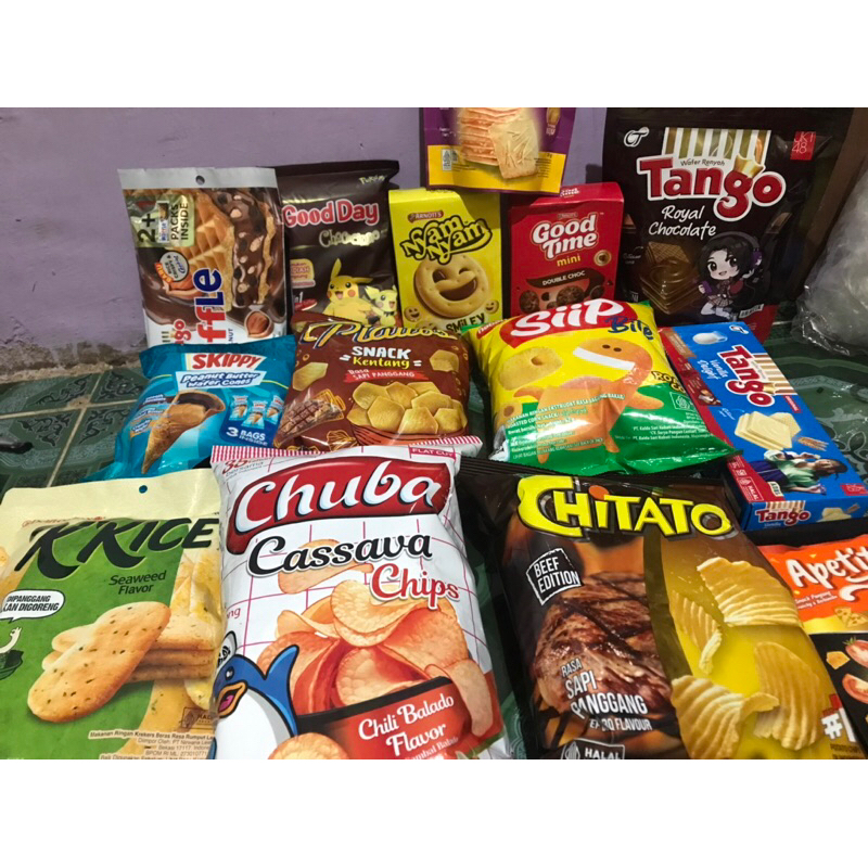 

PAKET SNACK BEBAS PILIH SESUKAKAMU BISA REQUEST