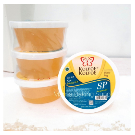 

SP koepoe koepoe pengemulsi pengembang emulsifier 70 gr kue kupu kupu