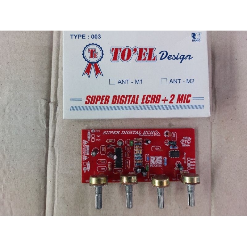 Kit Digital Echo Toel Plus 2 Mic