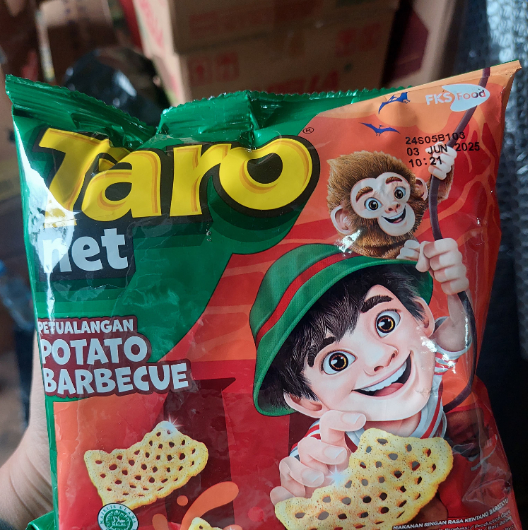 

TARO VARIANT SEAWEED & POTATO BBQ 32gram