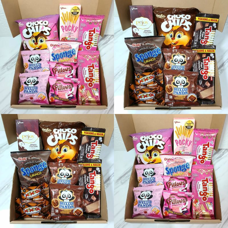

Hampers Snack / Kado Ulang Tahun Birthday, Wisuda Graduation, Dll