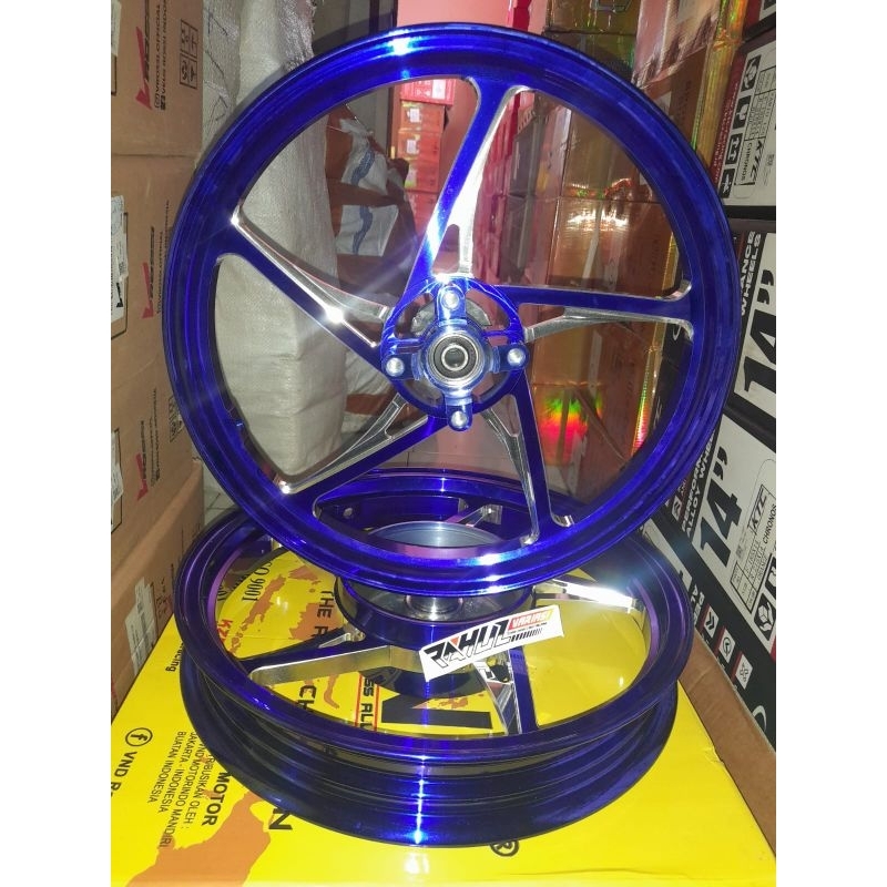 VELG VND KZR RING 14 PEMAKAIAN UNTUK MOTOR BEAT, SCOOPY, SPACY, GENIO, VARIO 110