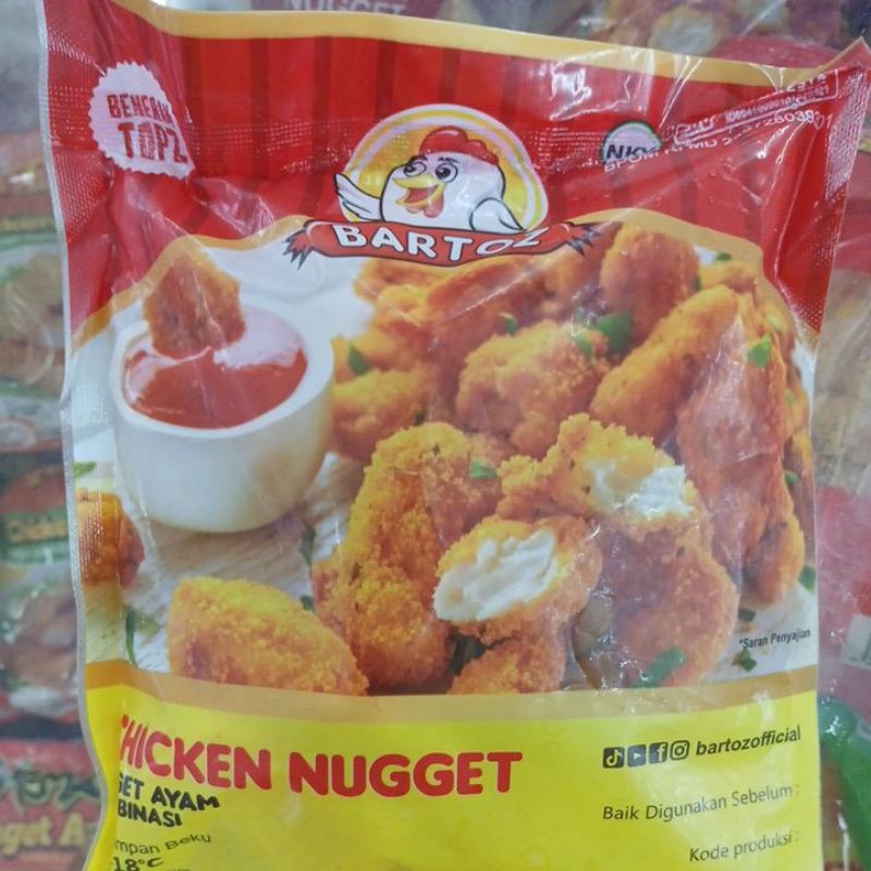 

BARTOZ CHICKEN NUGGET NUGET AYAM KOMBINASI 250 GRAM