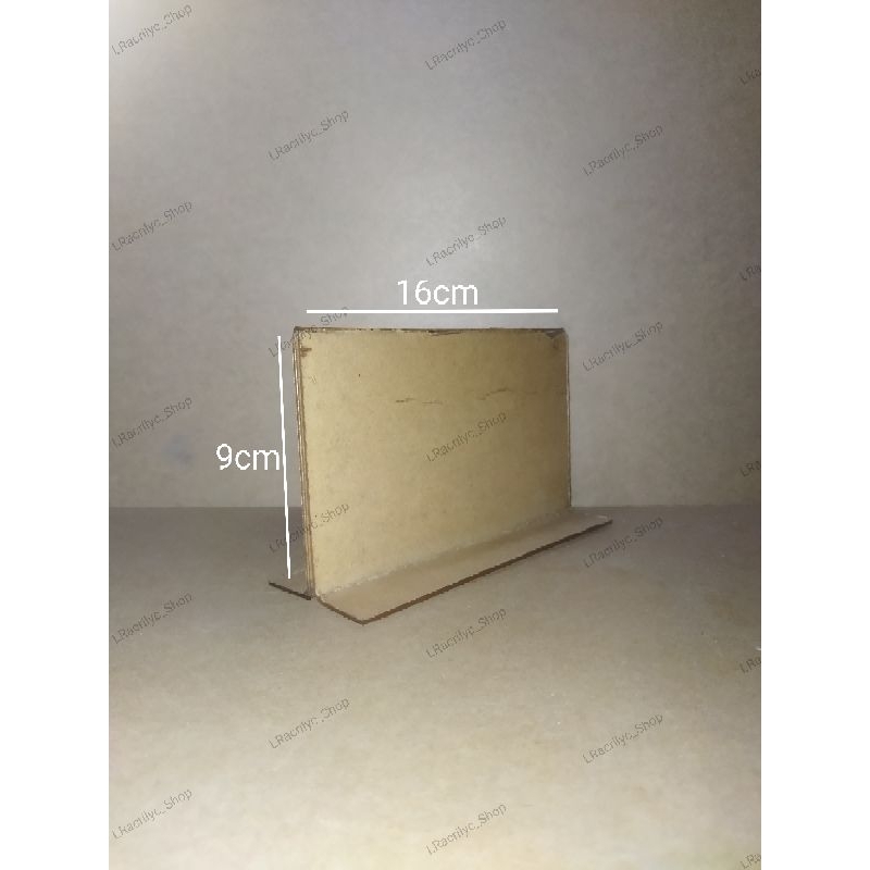 

AKRILIK DISPLAY NOMOR MEJA/PAPAN NAMA/QRIS UKURAN 16X9CM MODEL LANDSCAPE T