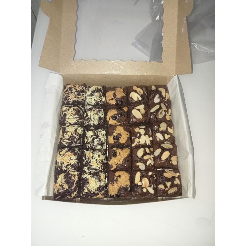 

brownies panggang sekat ukuran 22x22