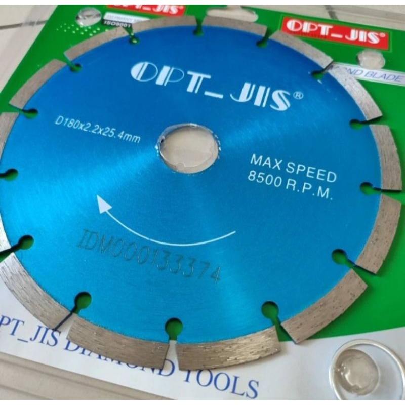 Diamond Wheel Opt Jis 7 Inch Mata Gerinda Potong Keramik