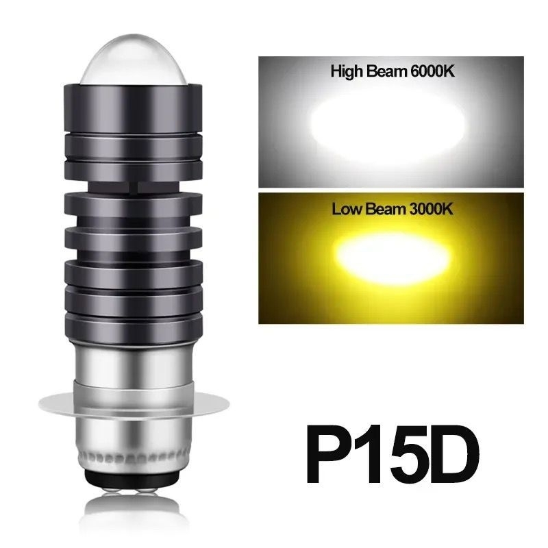 1pcs. Lampu depan motor H6 laser ac dc pnp metic bebek beat,mio,supra,vega,revo,vario,dll