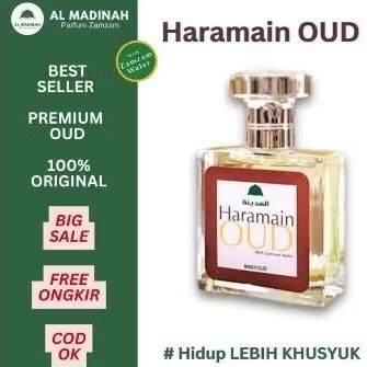 Haramain Oud - PARFUM SERIES - AL MADINAH PARFUM ZAMZAM - Original Perfume Khas Makkah Madinah - Har