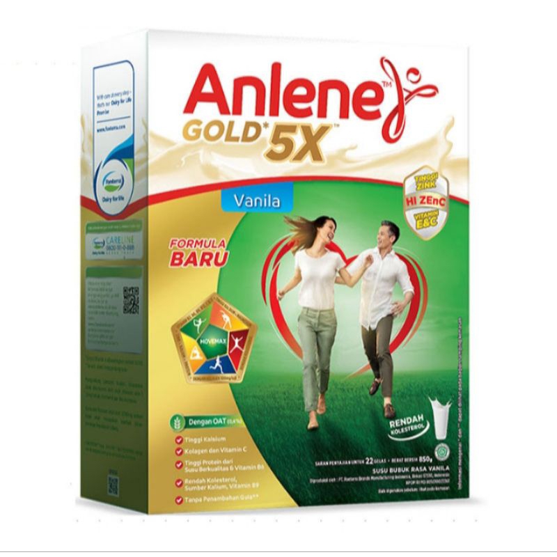 

ANLENE GOLD 5X 850G VANILA