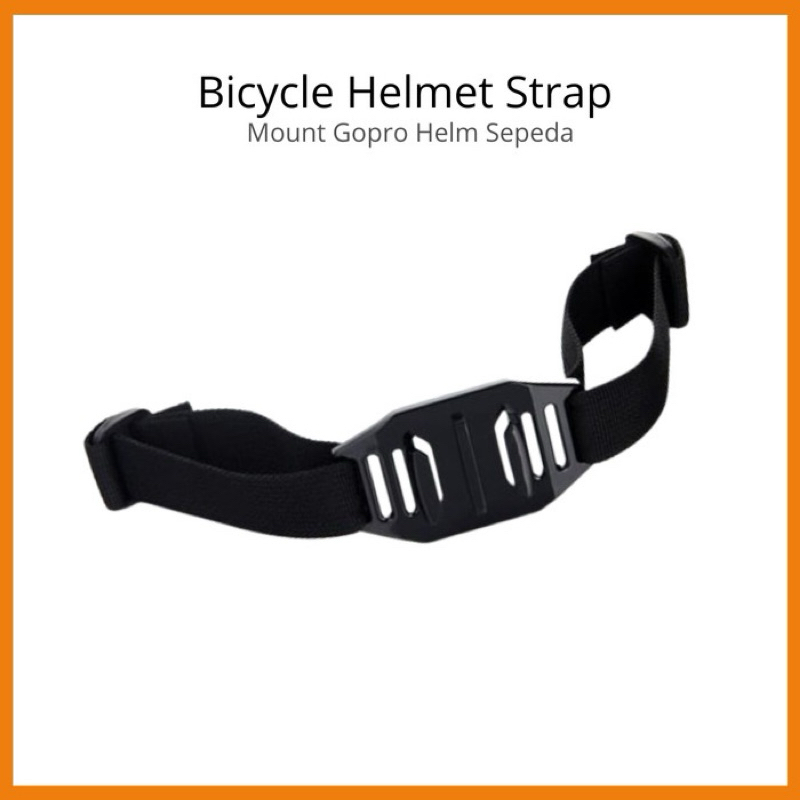 Bicycle Helmet Strap For Action Cam - Mount Gopro Helm Sepeda