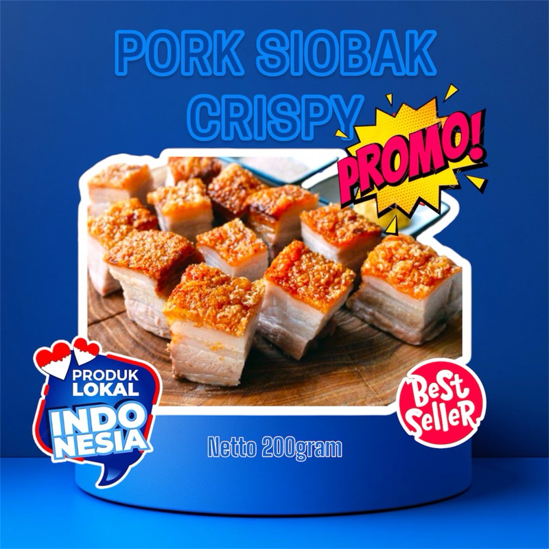 

Pork Siobak Crispy / Babi Panggang Asin / Bipang Kriuk Frozen Home Made By. GC