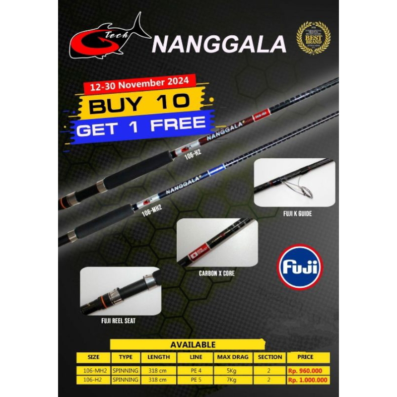Joran Pancing G-Tech Nanggala