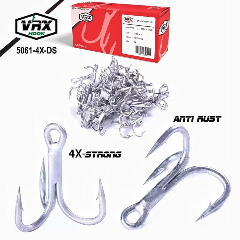 Treble Hook VRX Hook Anti Rust 4X-Strong
