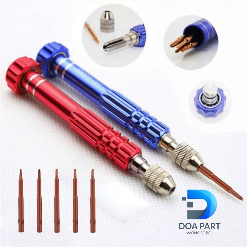 OBENG HP /  OBENG SET / SATU OBENG ISI 5 MATA OBENG