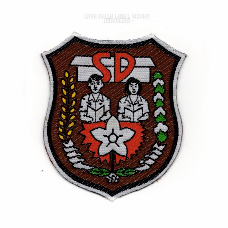 BET OSIS SD - BADGE OSIS SD BAHAN WOVEN