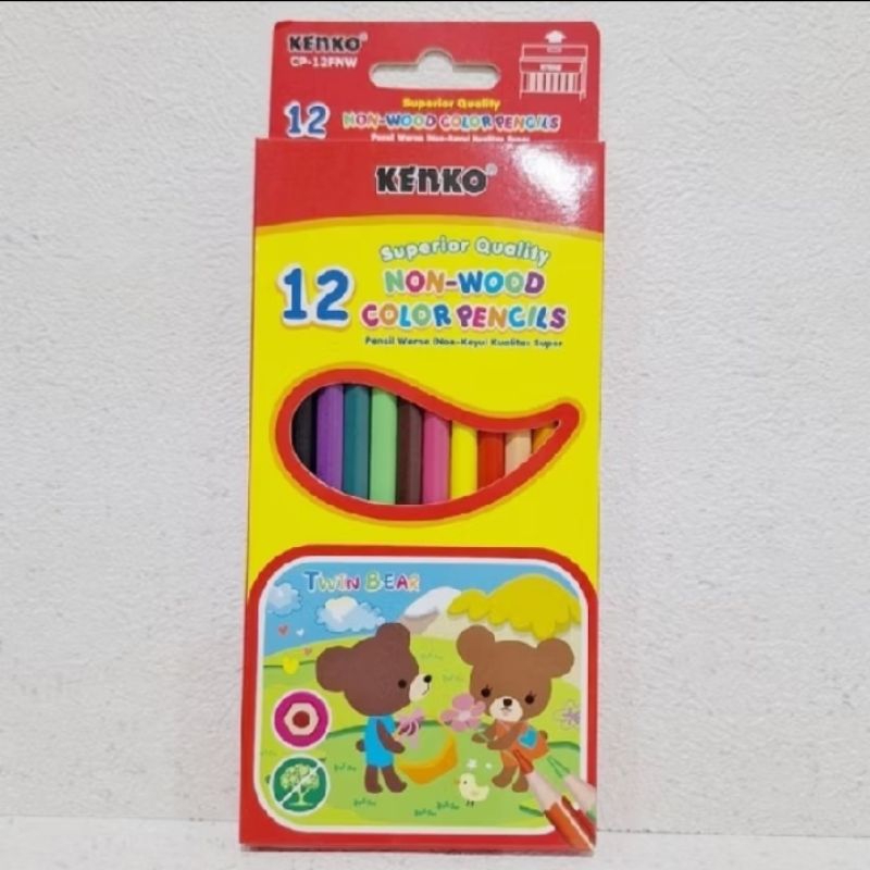 

Pensil 12 warna panjang KENKO CP-12FNW