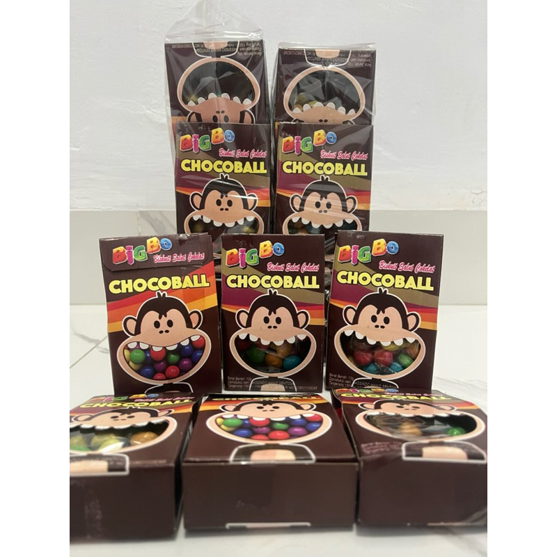 

BIGBO CHOCOBALL BISKUIT SALUT COKELAT 1 PACK ISI 12 PCS @10gr