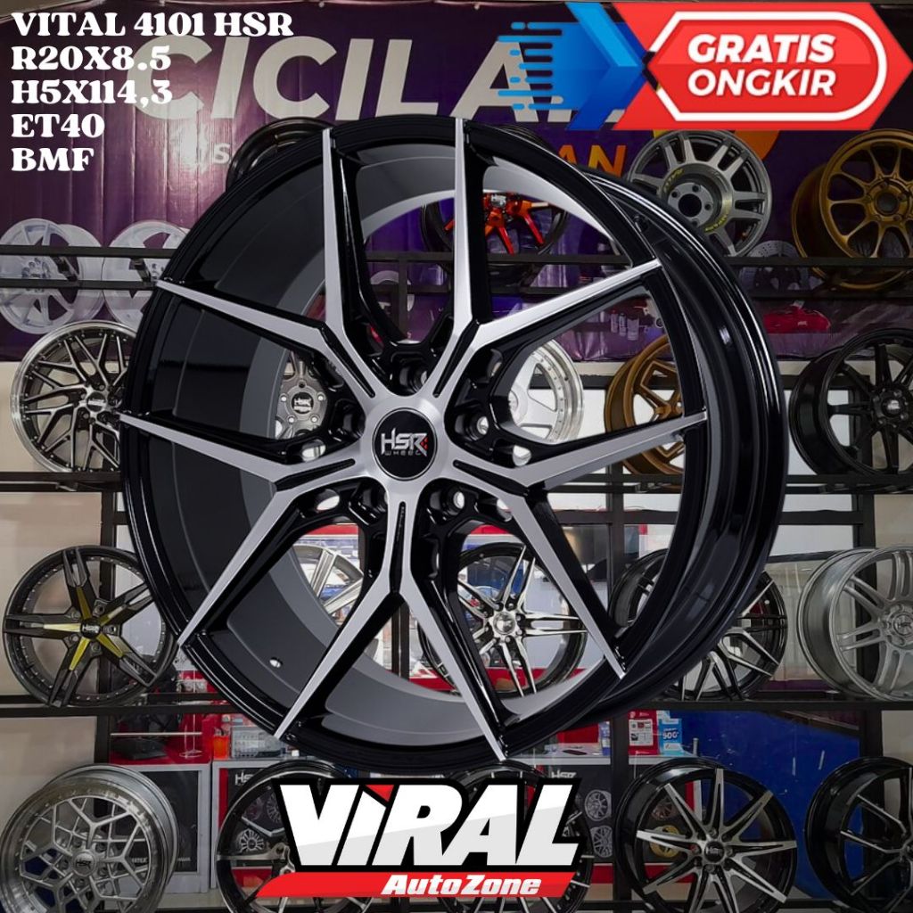 Velg Mobil Ring 20 HSR VITAL R20 UNTUK CRV , PALISADE , HARIER , CAPTIVA