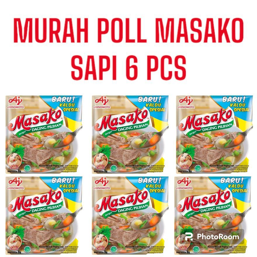 

Masako Daging Pilihan Sapi Pasir 6 Pcs Masako renceng 500 an 8.5 gr BISA PILIH RASA