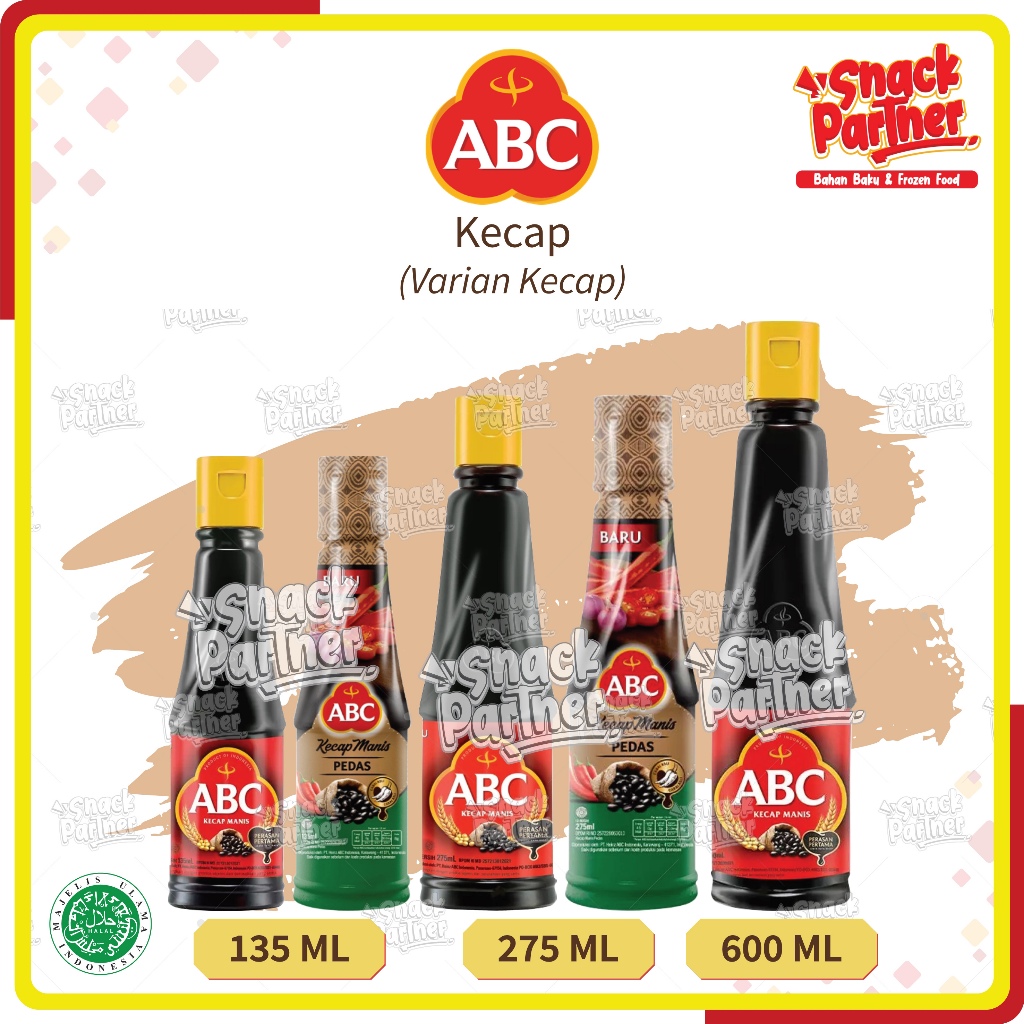 

ABC | KECAP MANIS & PEDAS 135 275 600 ML / 135ML 275ML 600ML