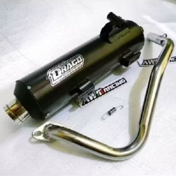 knalpot standar racing TSUGIGI DRACO UJUNG CROOM Beat deluxe scoopy spacy nex spin geneo mio sporty 