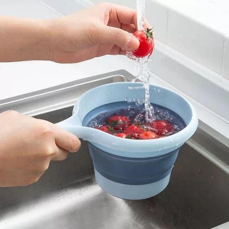 Gayung Mandi Lipat Gayung Serbaguna Gayung Lipat Silicon 3 Warna